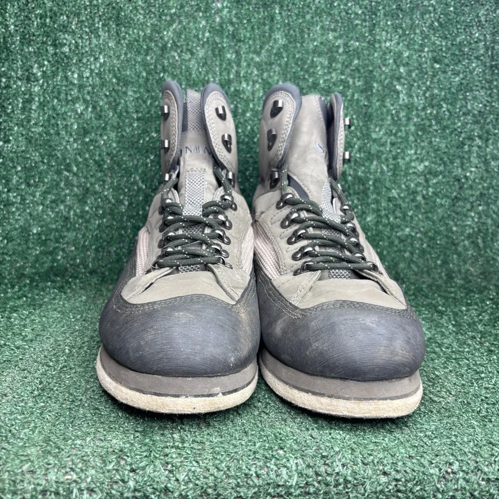 Simms L2 Felt Sole Wading Gorpcore Waterproof Fly Fishing Boots Grey Mens Sz 11